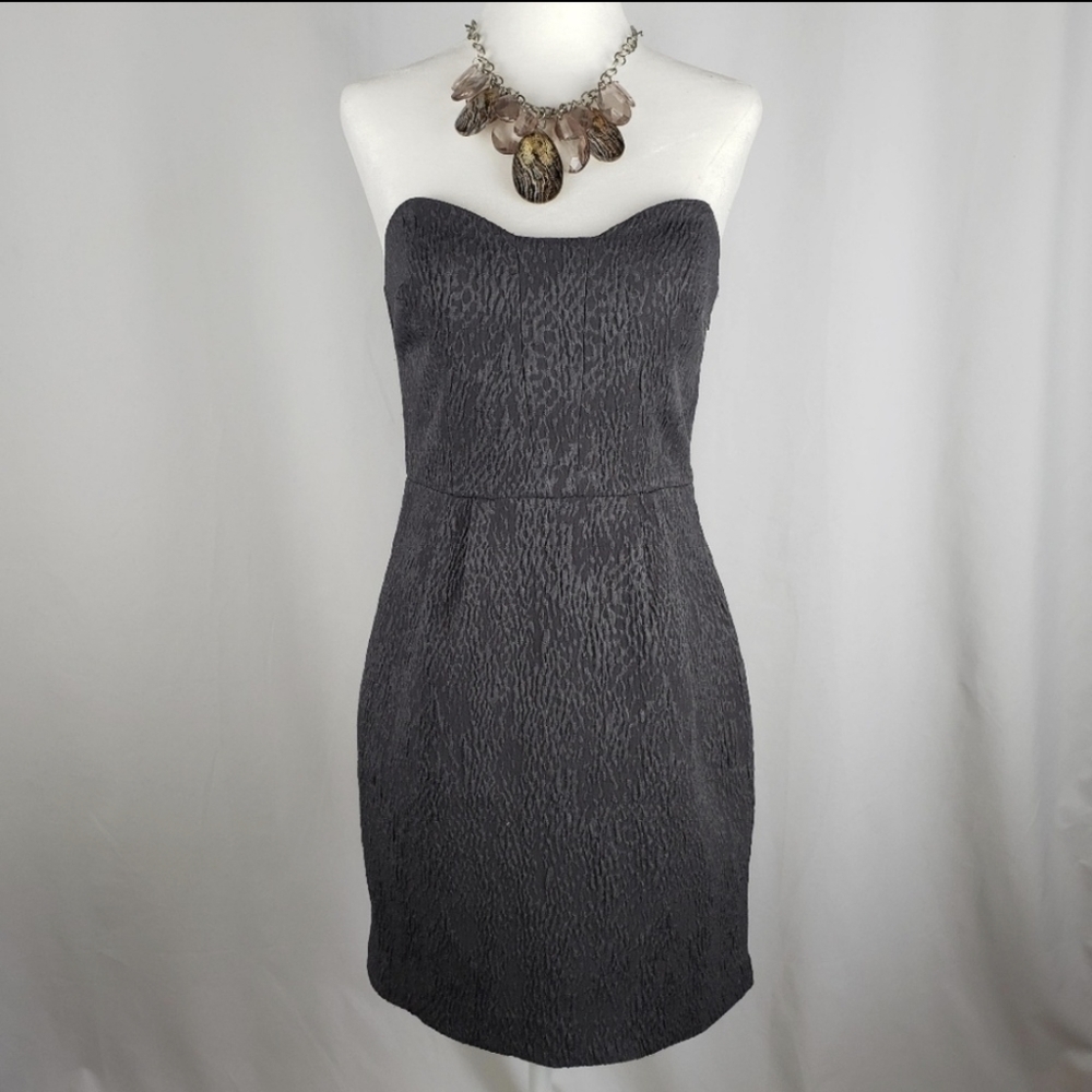 Bcbgeneration Pleated Ruffle Strapless Mini Dress - image 2